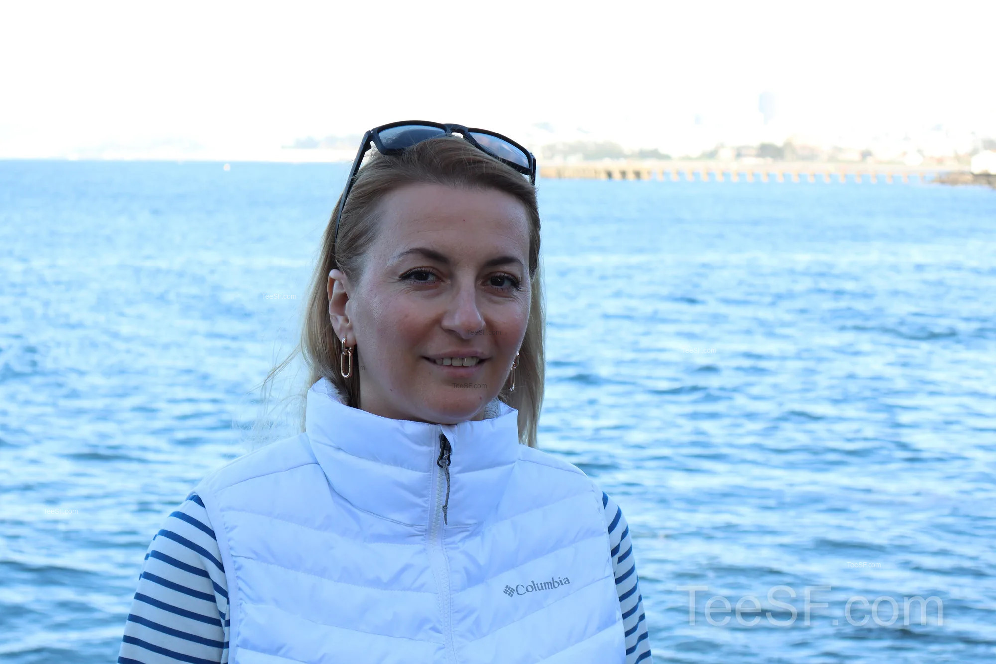golden Gate Beach Waterfront Portrait during a Stripe Sessions 2026 visit in San Francisco.